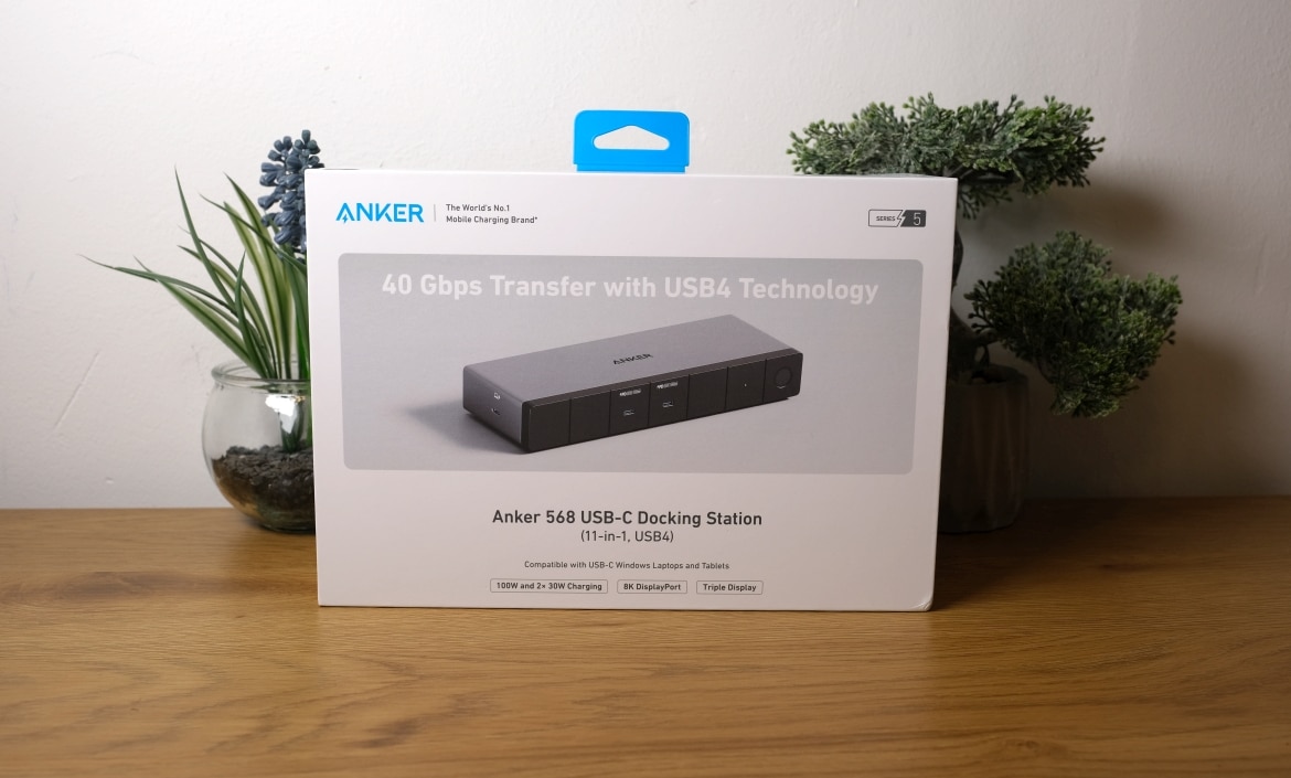 Mission Smil Aktiver Anker 568 review: USB4 docking station with 11 ports