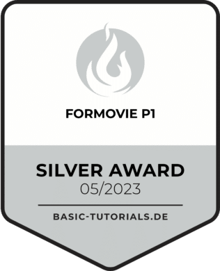 Silver Award for the Formovie P1
