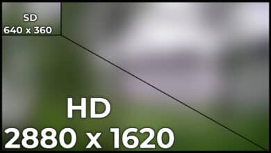Vergleich SD (oben) und HD-Auflösung (unten) der Zosi C296 Kamera.