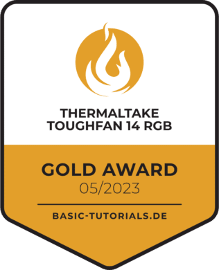 Thermaltake TOUGHFAN 14 RGB Test Gold Award