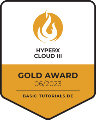 HyperX Cloud III Test Gold Award