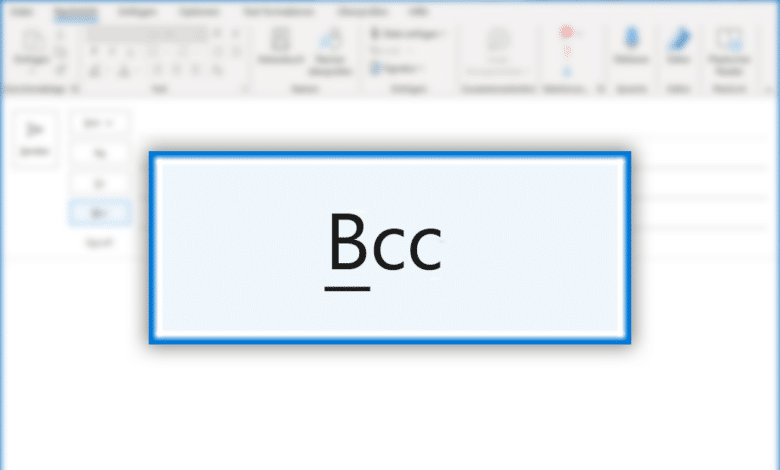 Outlook Bcc anzeigen Titelbild