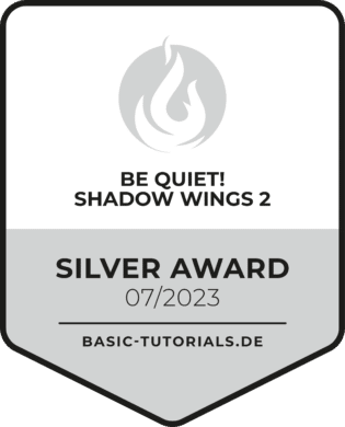be quiet! Shadow Wings 2 Test Silver Award