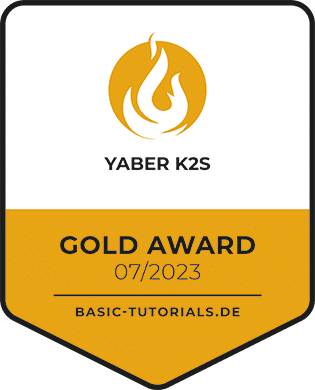 Yaber K2s Test: Gold Award