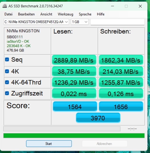 Acer Aspire Vero 15 AS-SSD