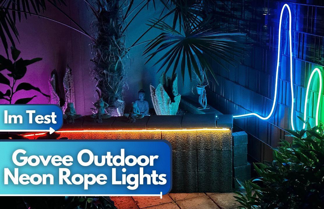 Govee Outdoor Neon Rope Lights in test: Elegant neon LEDs for garden & home!