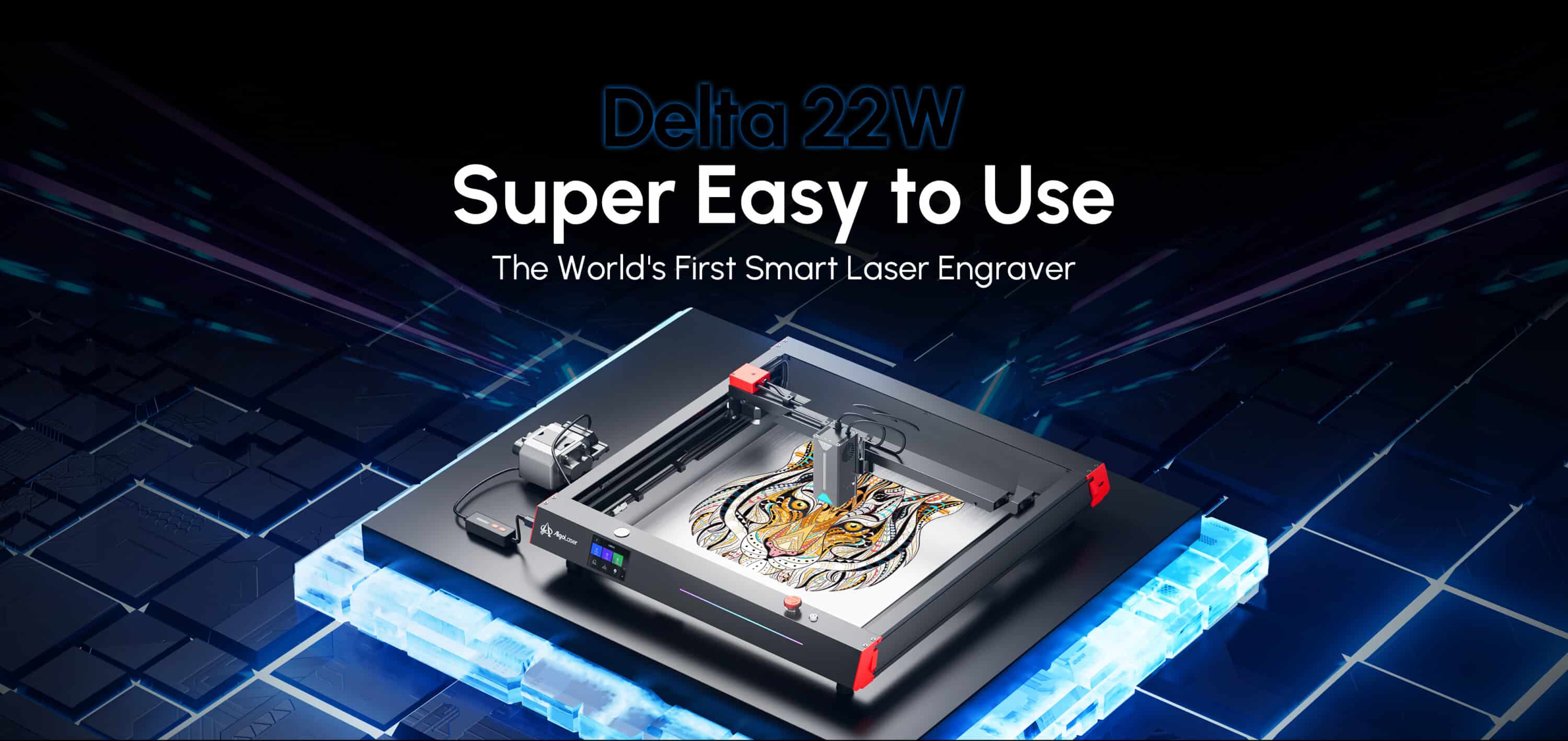 AlgoLaser Delta 22W: The first smart laser engraving machine