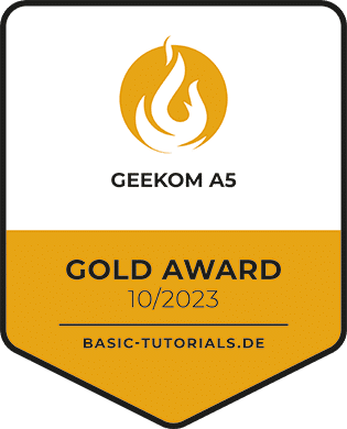 Geekom A5 Review: Gold Award