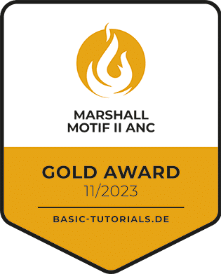 Marshall Motif II ANC Test: Gold Award