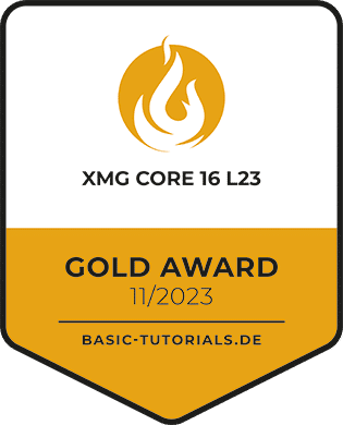 XMG Core 16 L23 Test: Gold Award