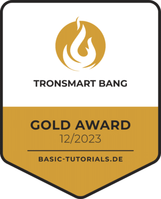 Tronsmart Bang Test Gold Award