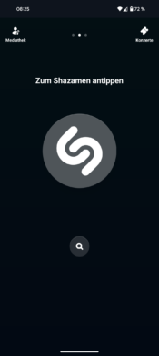 Musik erkennen: Shazam