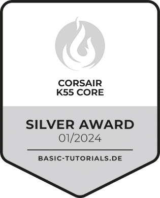 Corsair K55 Core Test: Silver Award