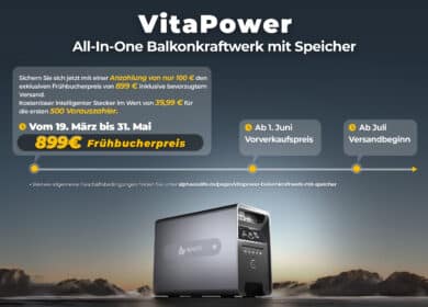 AlphaESS VitaPower Frühbucherrabatt