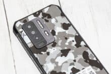 Smartphone Rückseite im Camo Look