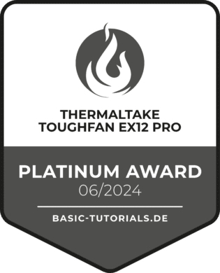 Thermaltake Toughfan EX12 Pro Test Platinum Award