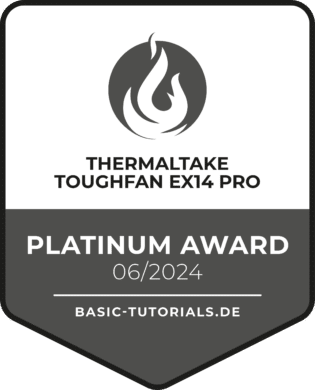 Thermaltake Toughfan EX14 Pro Test Platinum Award