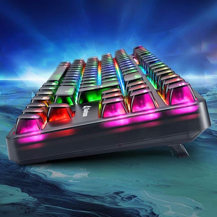 Sharkoon Crystal Shark: The transparent gaming keyboard with ...