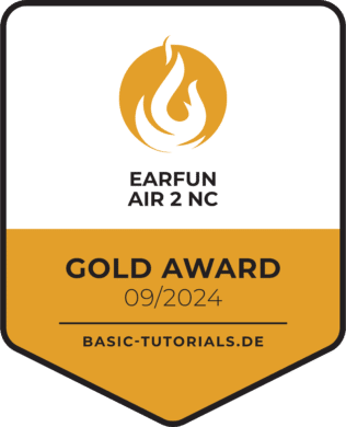 EarFun Air 2 NC Test Gold Award