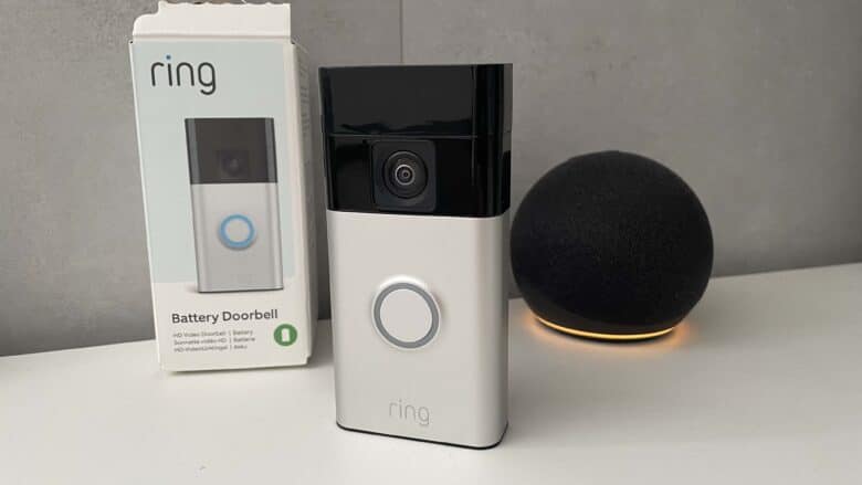 ring battery doorbell test