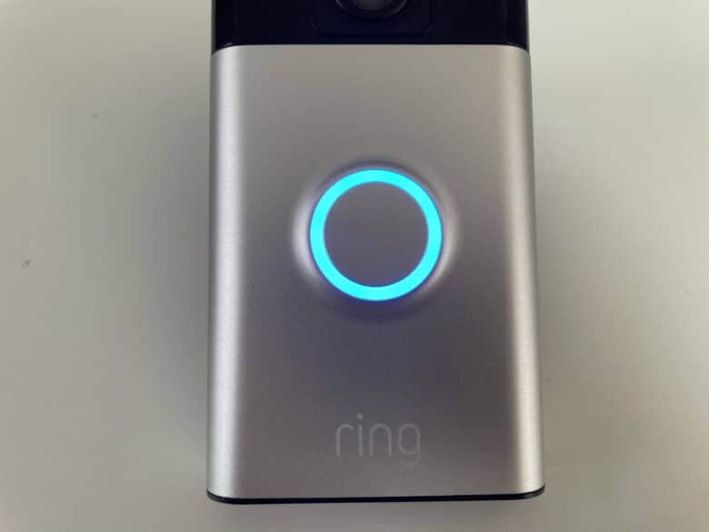 ring battery doorbell test