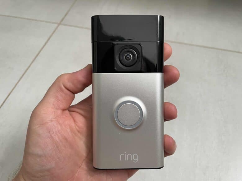 ring battery doorbell test