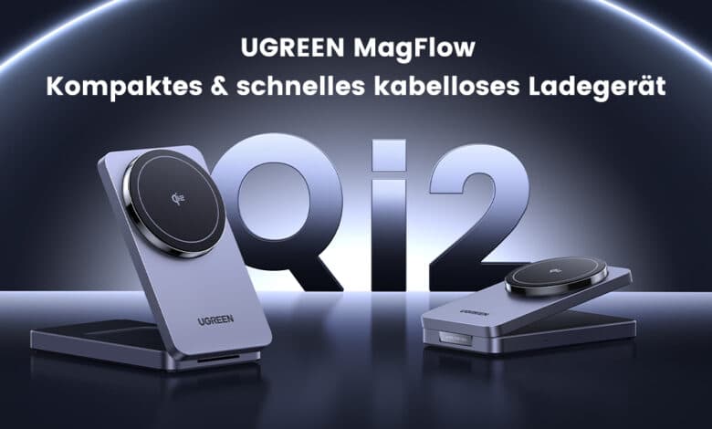 Ugreen MagFlow 2-in-1 Ladestation