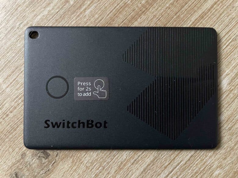 switchbot wallet finder card test